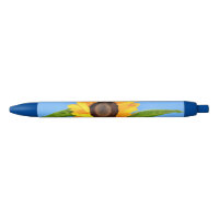 Girassol Amarelo contra Sol no Céu Azul - Verão