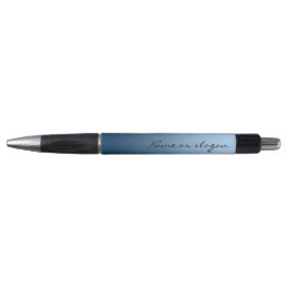 Caneta Azul gradiente legante com texto personalizado