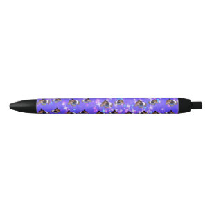 Caneta Azul Gui Roxo Sparkle,