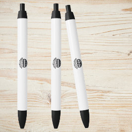 Caneta Azul Logotipo comercial de Promocional simples