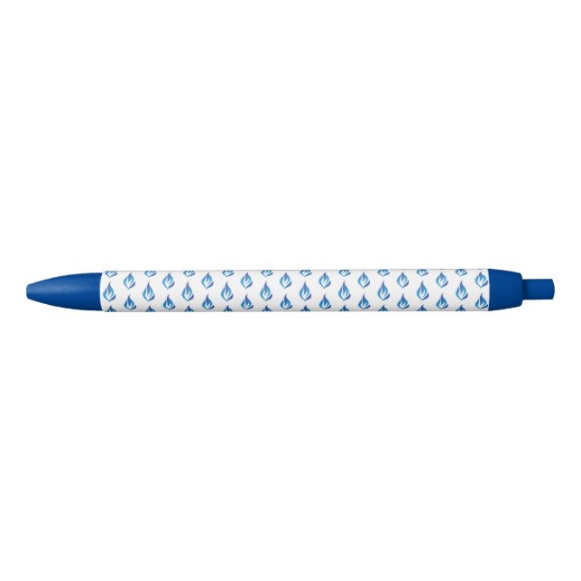 Caneta Azul Mantenha a Chama Azul Acesa (Frente)
