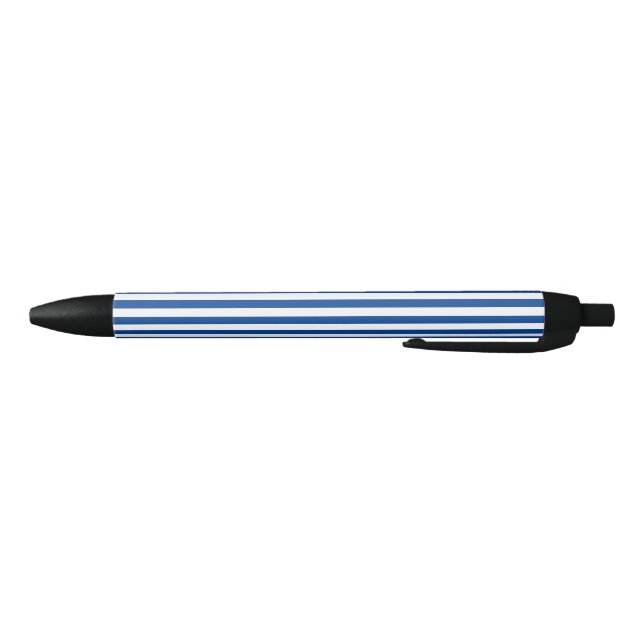 Caneta Azul Marinho Moderno Simples Clássico Azul e Branco Str (Parte Inferior)