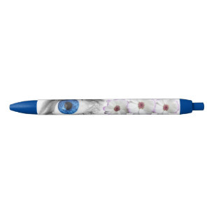 Caneta Azul Oftalmologista Otometrista Destino Dos Olhos