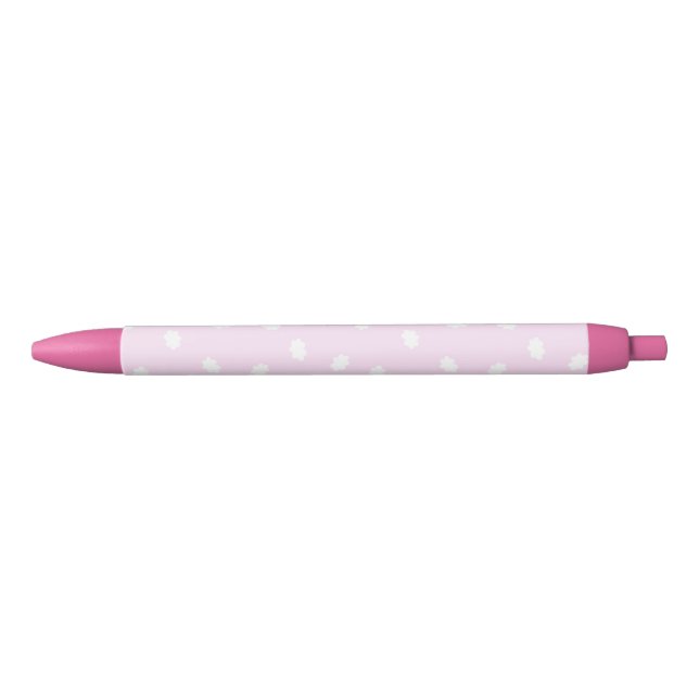 Caneta Azul Pequeno Pastel de Nuvem Rosa (Frente)