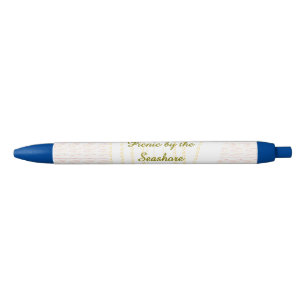 Caneta Azul Piquenique à beira-mar Heart Scroll