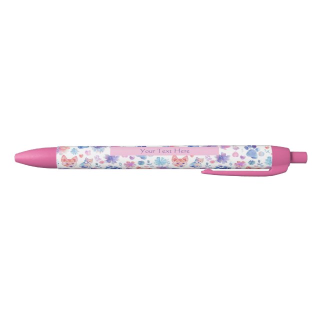 Caneta Azul Puppy Adorável Personalizado (Parte Inferior)