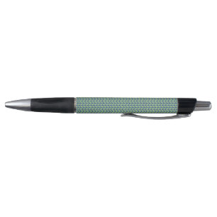 CANETA AZUL VERDE KNIT Emmy Pen