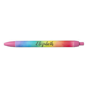 Caneta Azul Vermelho Rosa Amarelo Azul Roxo Verde Personalizad