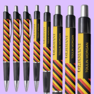Caneta Bandeira Alemã Personalizada