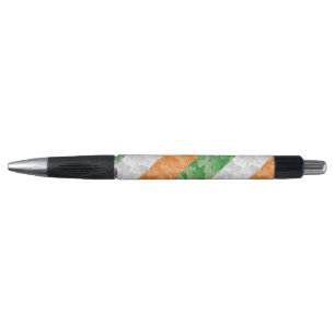 Caneta Bandeira da Irlanda com um padrão de pântanos