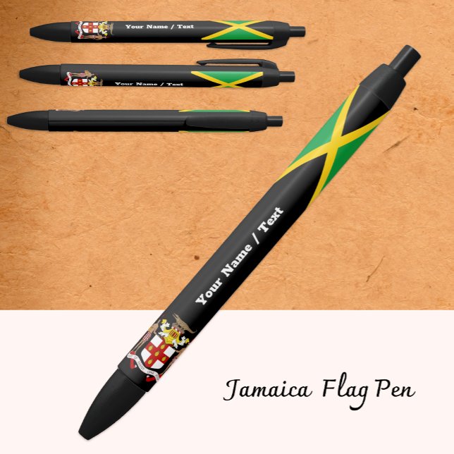 Caneta Bandeira Jamaicana, Jamaica / Personalizada (Criador carregado)