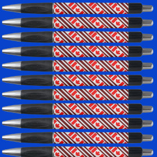 Caneta Bandeira Patriótica do Canadá