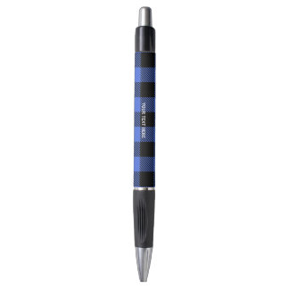 Caneta Bandeja de Xadrez de Buffalo Blue & Black Lumberja