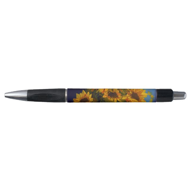 Caneta Bela Flor de Girassol (Frente)