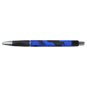 Caneta Black Bats In Flight Blue