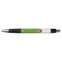 Bloco de Cores Verde Moderno Monograma