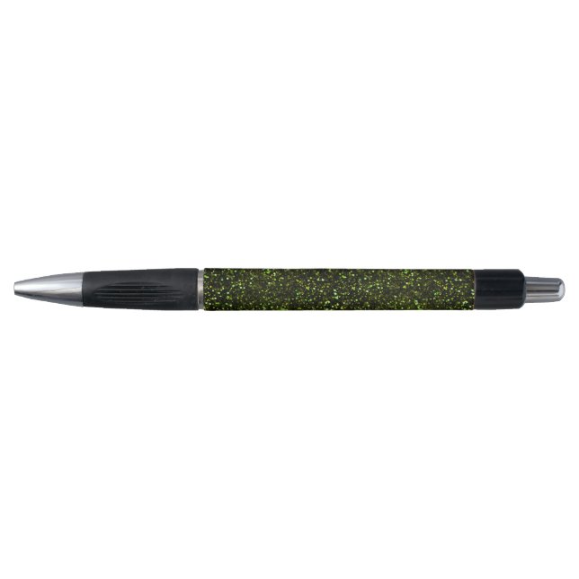 Caneta Brilho Verde da Maçã Escura (Frente)