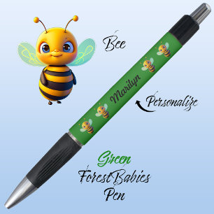 Caneta Bumblebee, Bonito Presente, Mel Gráfico Verde