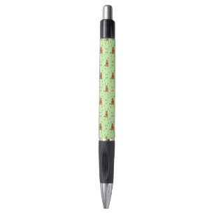 Caneta Cachorro e Flores de Tulipas Cutes Patterados