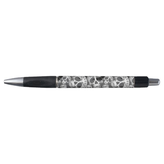 Caneta Calaveras Decorativas do Halloween (Frente)