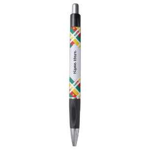 Caneta Camarões e Bandeira Camaronesa Personalizada em Mo