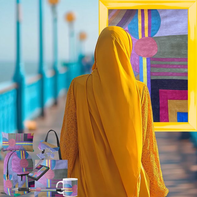 Caneta "Caminho Amarelo" (Get the full “Yellow Pathway” collection at: https://bit.ly/SmartArtIIZazzle. )