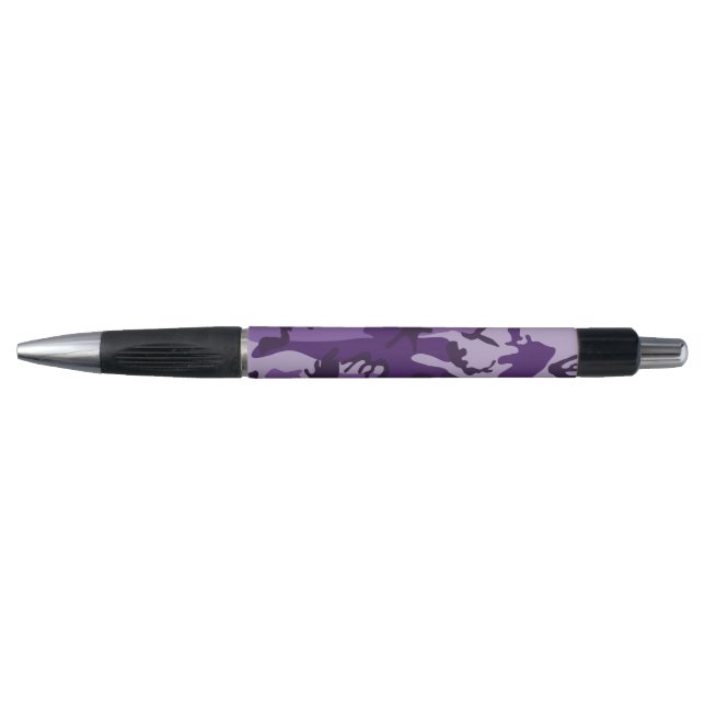 Caneta Camuflagem Roxa, Militar, Exército (Frente)