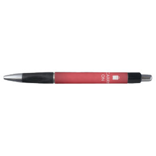 Caneta CARREGAR LIGADO - Bagagem - Vermelho Engraçado