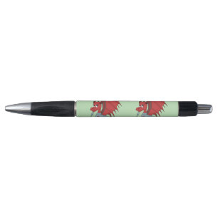 Caneta Cartoon Red Dragon