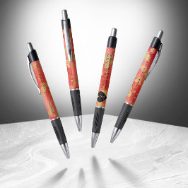 Caneta Celebração do Aniversário de Casamento de Garnet d