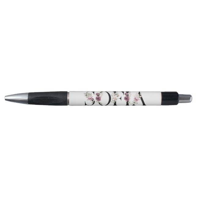 Caneta Chamo-me Sofia. Chamo-me Sofia. (Frente)
