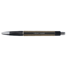 Caneta Chave Meandro Grego H Brown, Seu Nome, Personaliza