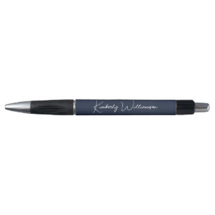 Caneta Chic Assinatura Script Azul