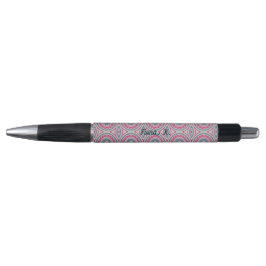 Caneta Circular Pattern Name Customizable Ballpoint Pen