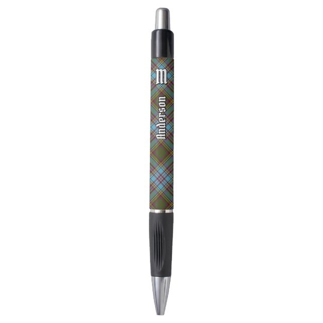 Caneta Clan Anderson Tartan Pen (Frente Vertical)