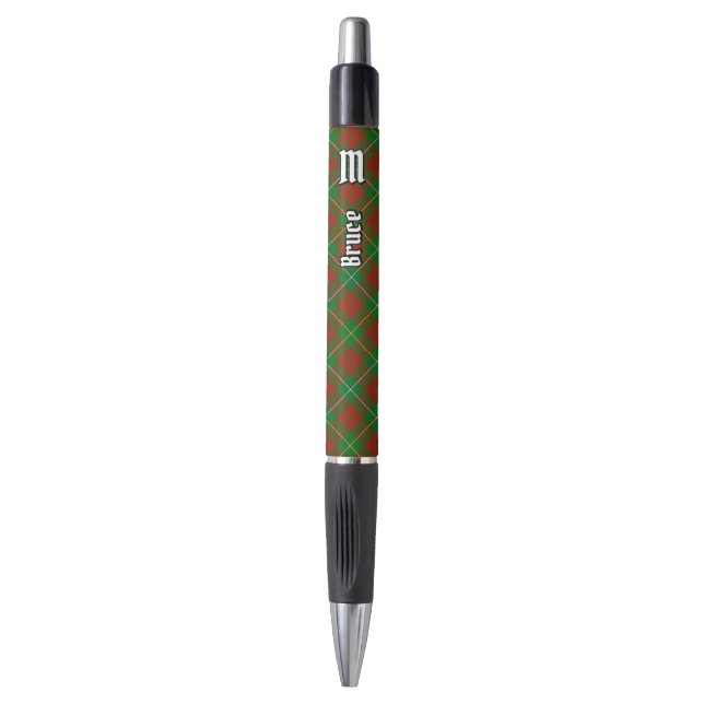 Caneta Clan Bruce Hunting Tartan (Frente Vertical)