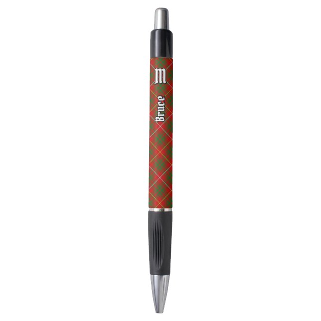 Caneta Clan Bruce Tartan (Frente Vertical)