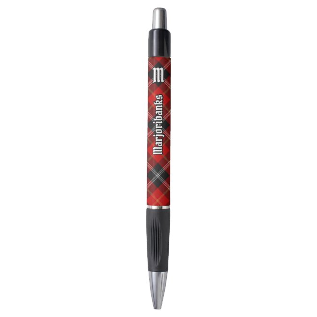 Caneta Clan Marjoribanks Tartan (Frente Vertical)