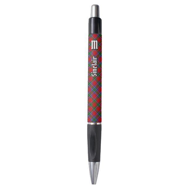 Caneta Clan Sinclair Tartan (Frente Vertical)