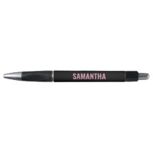 Cor-de-rosa-chic moderno, preto e branco