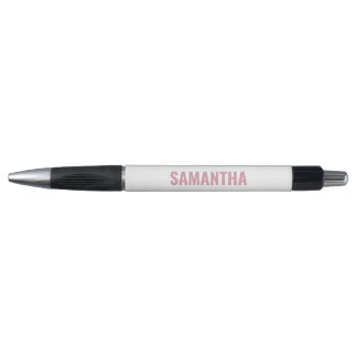 Caneta Cor-de-rosa e branco moderno