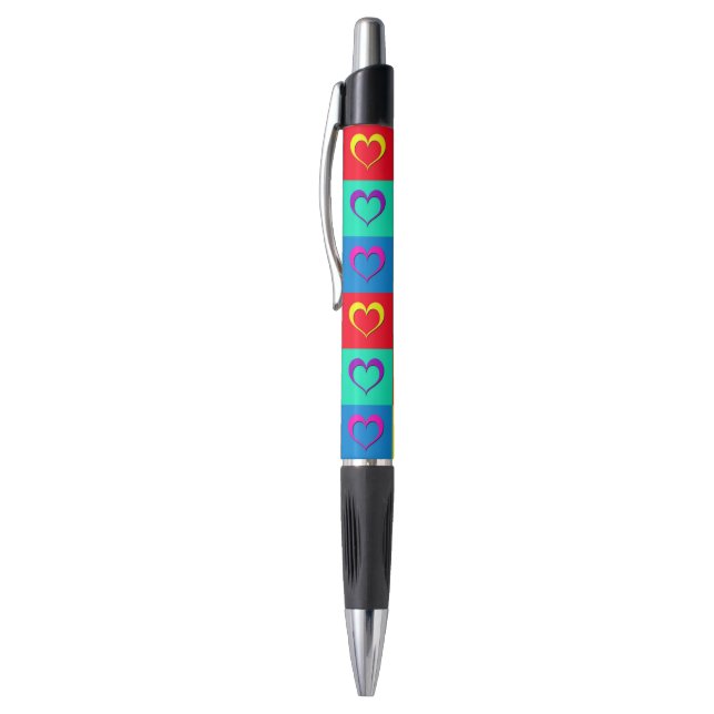 Caneta corações de pop (Topo (Vertical))