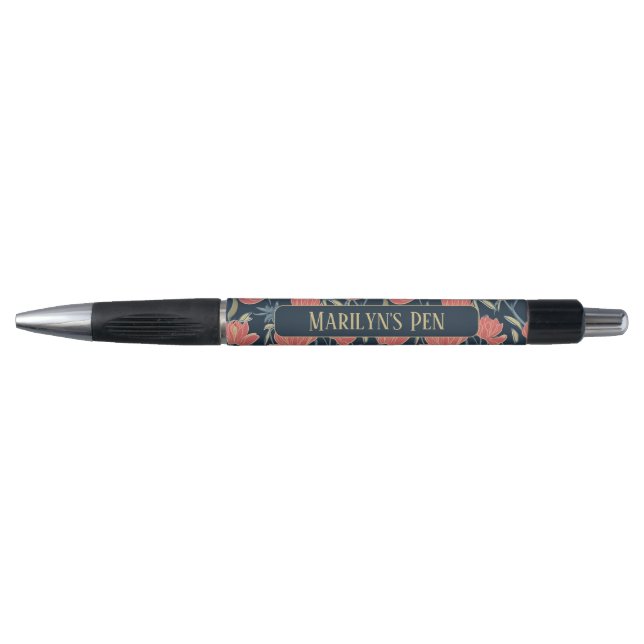 Caneta Coral Breeze Floral Personalizado (Frente)