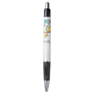 Caneta Coruja de Corte na Ramificação Personalizada