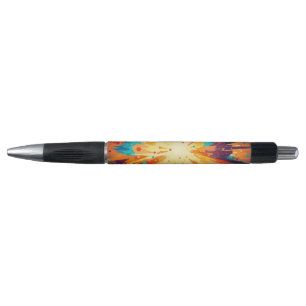 Caneta Cosmic Burst Abstract Splatter Art