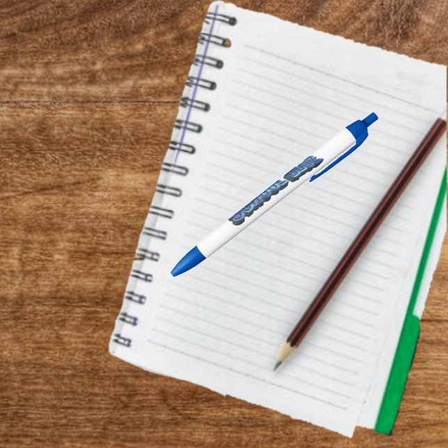 Caneta da Escola Bluz-3DII (It's nice to have your own customized pen-makes writing more fun!)