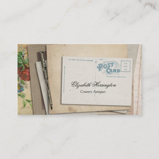 Caneta de fonte de papel do cartão das coisas (Frente)