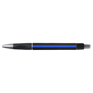 Caneta de Polícia de linha azul fina