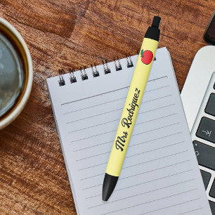 Caneta de Professores com Ilustração de Nome e App