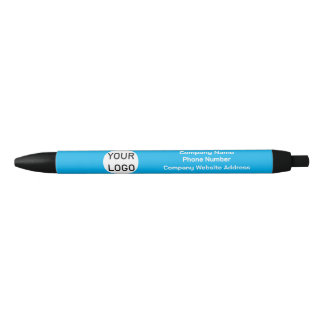 Caneta de Tinta Azul do Logotipo Personalizado da